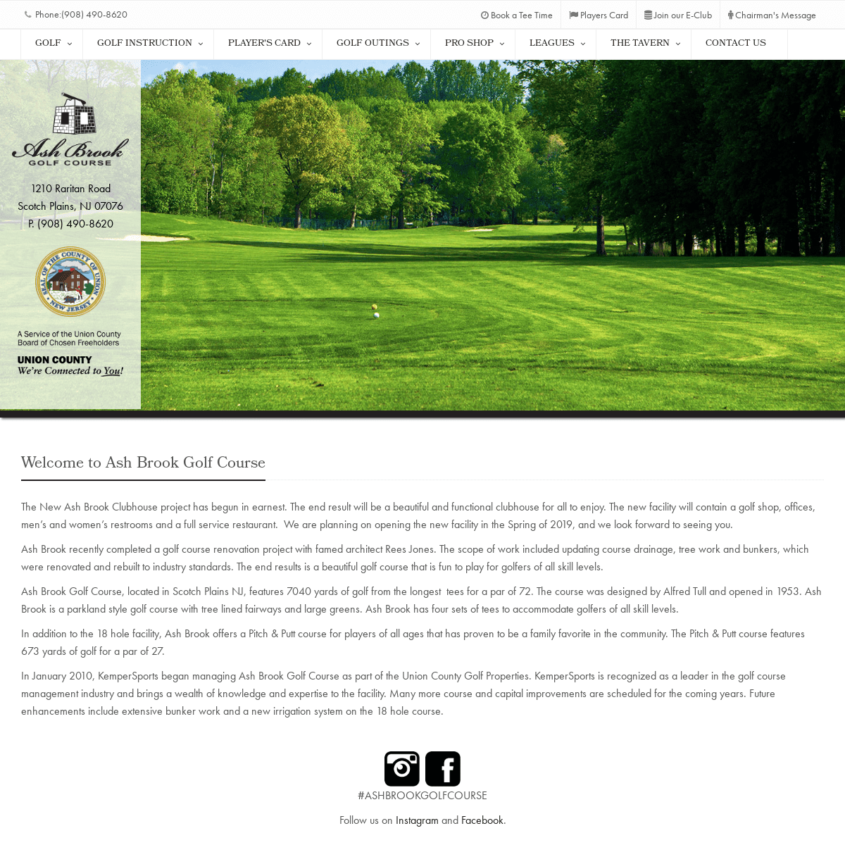 Ash Brook Golf Course - Scotch Plains, NJ