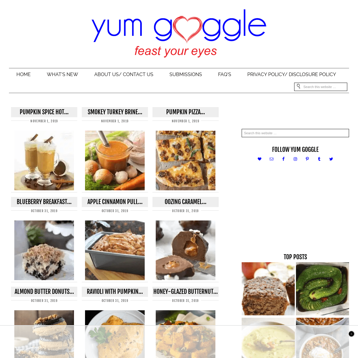 A complete backup of yumgoggle.com