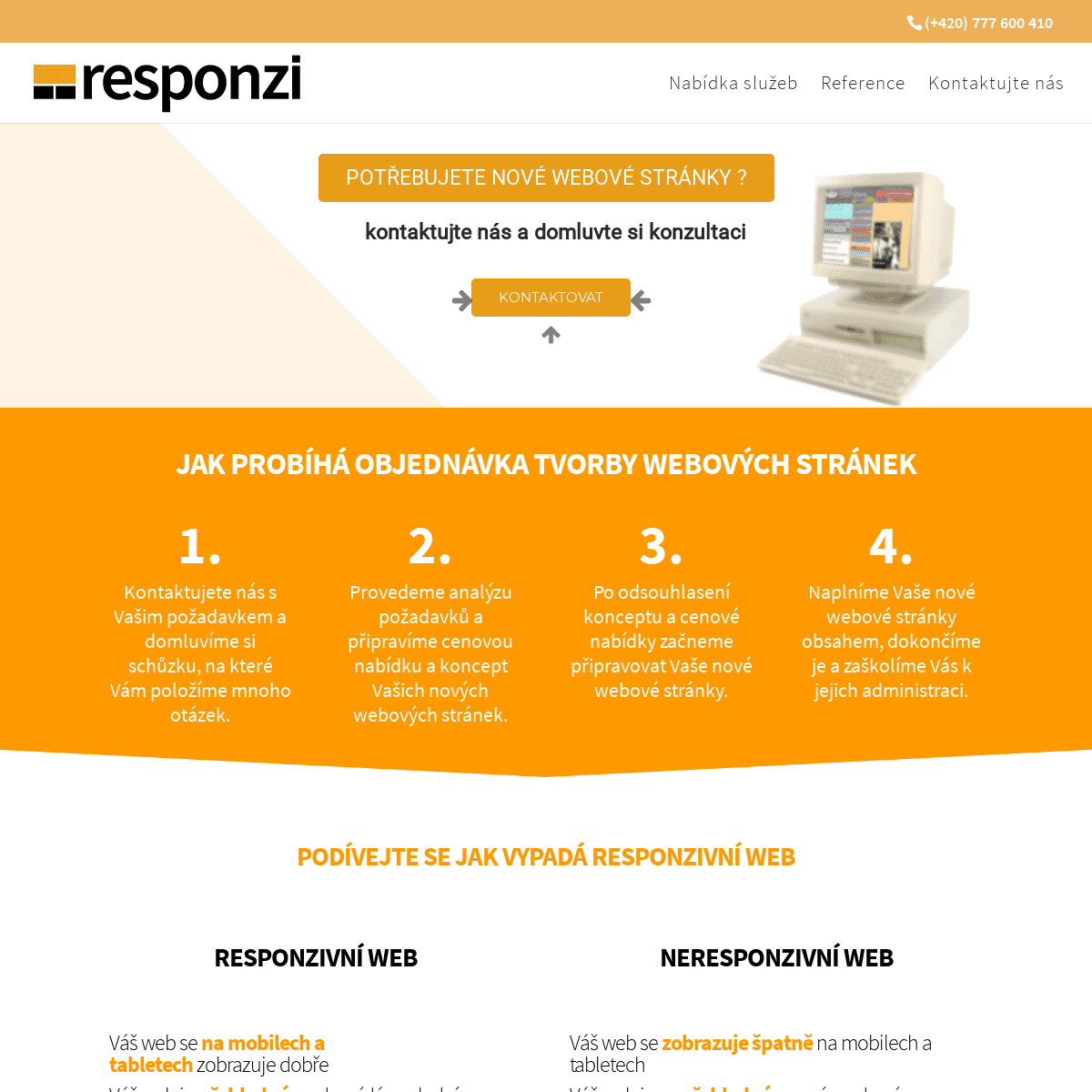 Responzivní webové stránky | Responzi