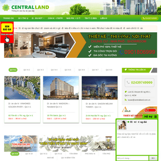 A complete backup of centralland.com.vn