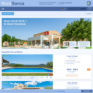 Finca Mallorca  - Die schönsten 1500 Fincas bei Fincallorca mieten