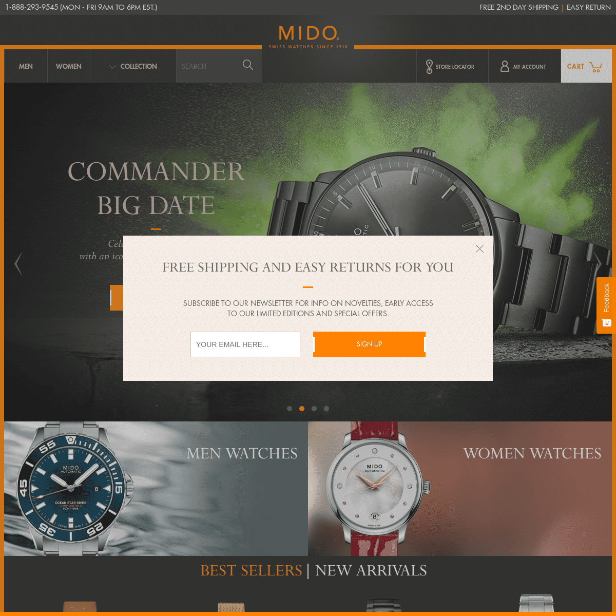 Mido Watches Official US Online Shop - Swiss Watches since 1918