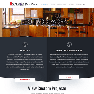CH Woodwork and Carpentry- Custom Woodwork Design Western Cape