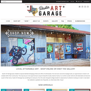 100% Local & Attainable Art from Austin Texas