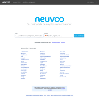 A complete backup of neuvoo.es
