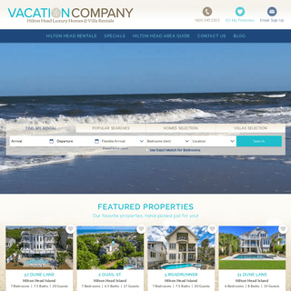 The Vacation Company | Luxury Hilton Head Vacation Rentals