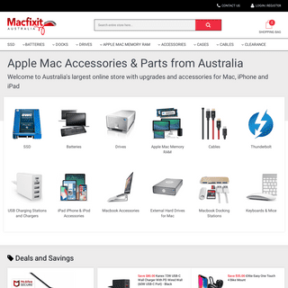 Apple Accessories Australia & Apple Mac Parts