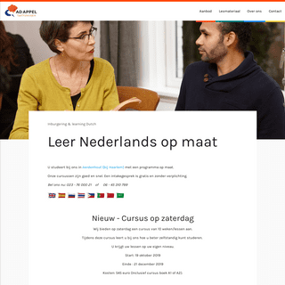 Inburgering & learning Dutch