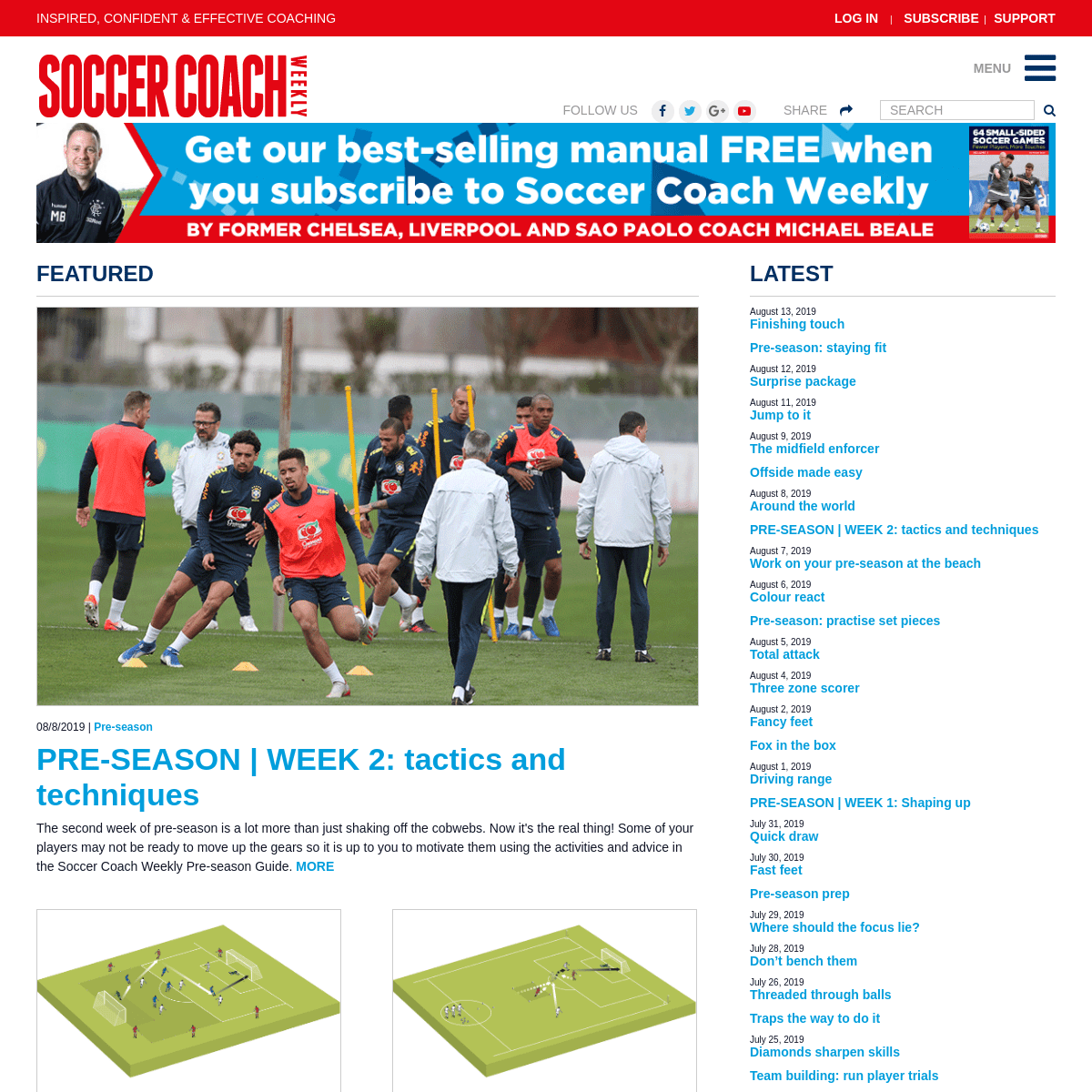Soccer Coach Weekly | Soccer drills, skills, tips and advice