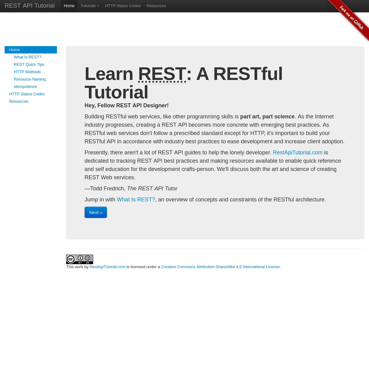 REST API Tutorial