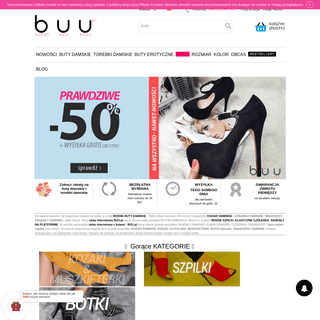 Najmodniejsze buty damskie, sklep internetowy (on line) Buu.pl - www.BUU.pl