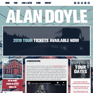Alan Doyle · A Week At The Warehouse