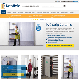 Food Industry doors, Retail Doors, Warehouse Doors, Cold Store Doors - Kenfield