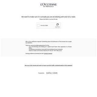A complete backup of loccitane.com