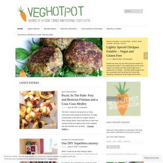veghotpot | The musings of a foodie turned unintentional fussy eater!