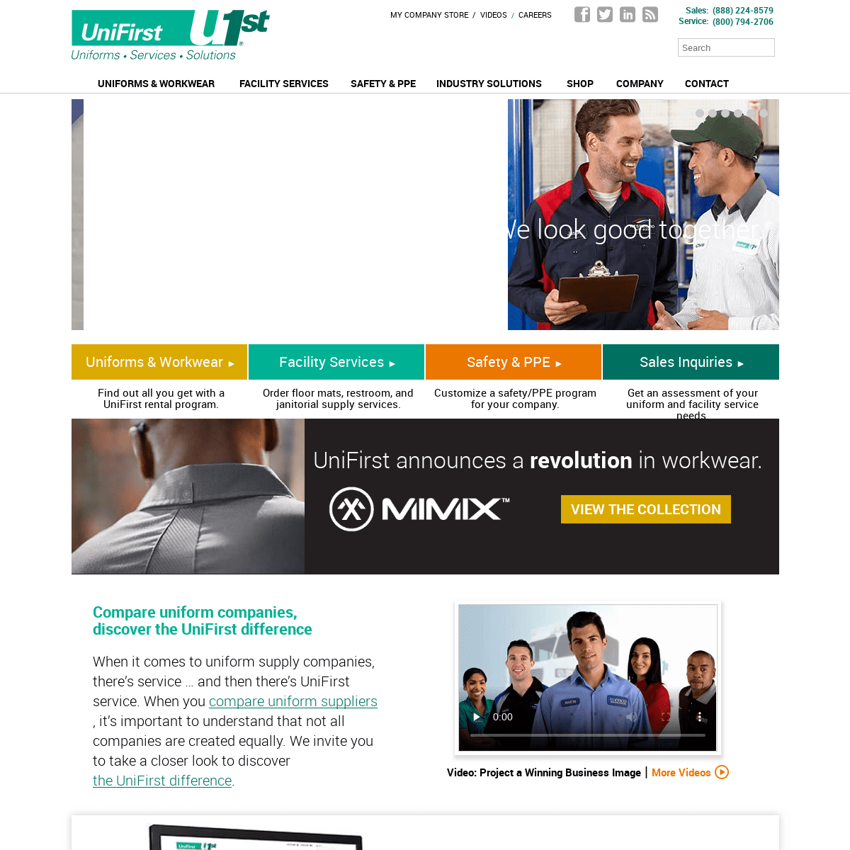 Uniforms, Work Clothing, Uniform Rental, Facility Services | UniFirst Official Website