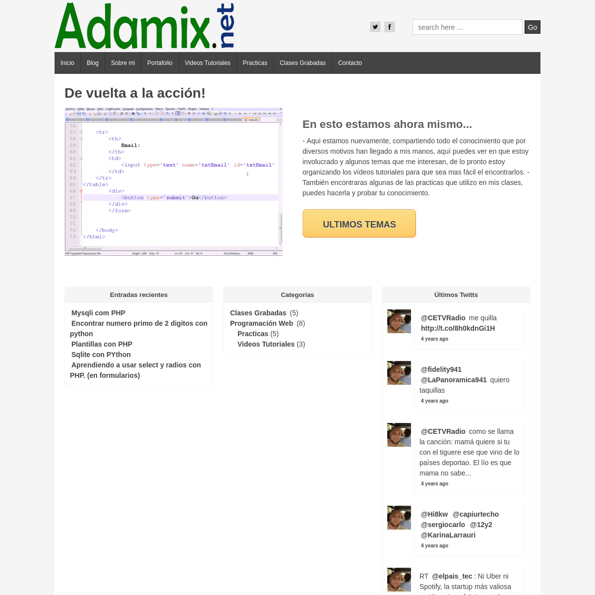 ADAMIX.net – No dejes de aprender!!!