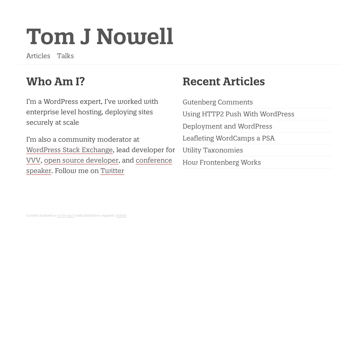 Tom J Nowell -