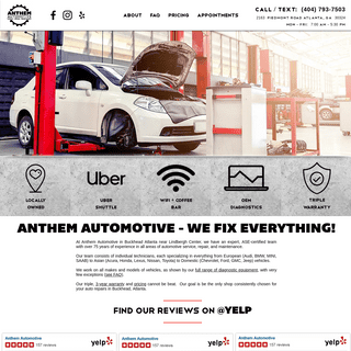 Anthem Automotive | Atlanta Auto Repair