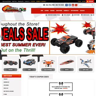 Discount Remote Control Trucks, Cars, Boats, Helicopters, and Radio Control Airplanes