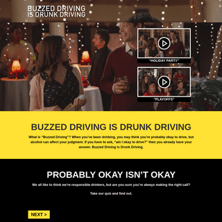Buzzed Driving Is Drunk Driving