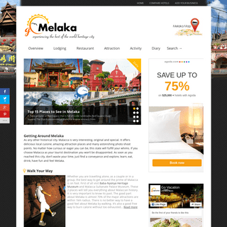 go Melaka - Comprehensive Guide to Melaka Travel