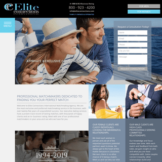 Private And Exclusive Matchmaking Service | Elite Connections International