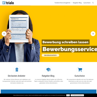 Vergleichsportal trialo.de | Online Dienste für Verbraucher im Vergleich