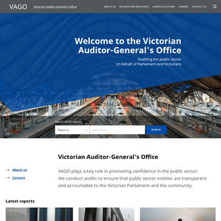 Victorian Auditor-General's Office | Victorian Auditor-General's Office