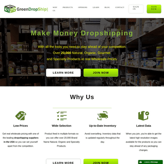 Dropshipping Supplier & Wholesaler in USA | GreenDropShip.com