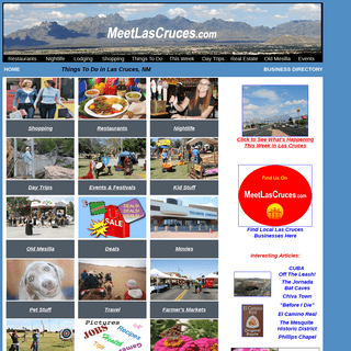 City of Las Cruces: Find Things To Do in Las Cruces NM | MeetLasCruces.com