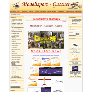 A complete backup of modellbau-shop.at