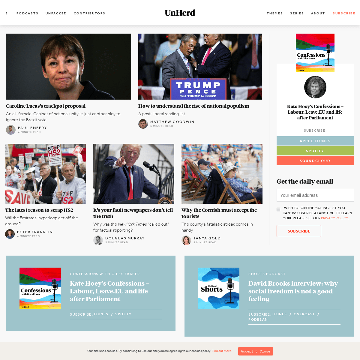 UnHerd | For readers who choose the important over the new.