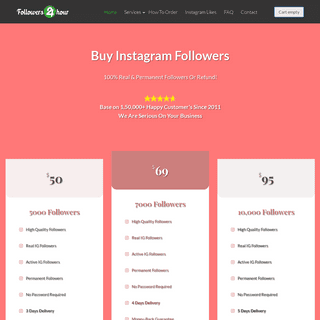 Buy Instagram Followers With 100- Real & Permanent Followers