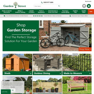 Garden Sheds, Furniture and Outdoor Storage Solutions