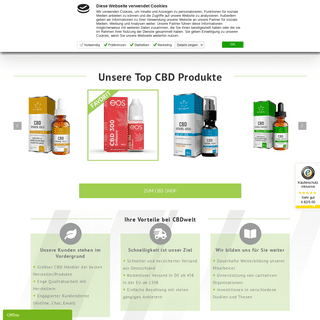 CBD kaufen - Deutscher CBD Shop | Große Auswahl & gute Preise