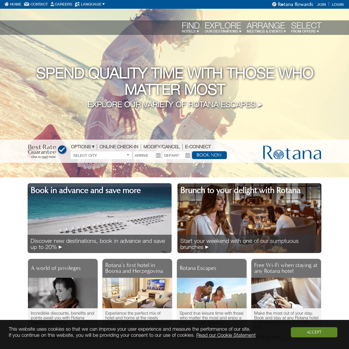 Rotana Hotels and Resorts • Hotels in the Middle East, Africa & Turkey 