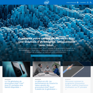 Intel | Solutions pour centres de données, IoT et innovation PC
