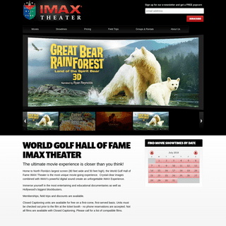 World Golf Hall of Fame IMAX Theater - St. Augustine, Florida 