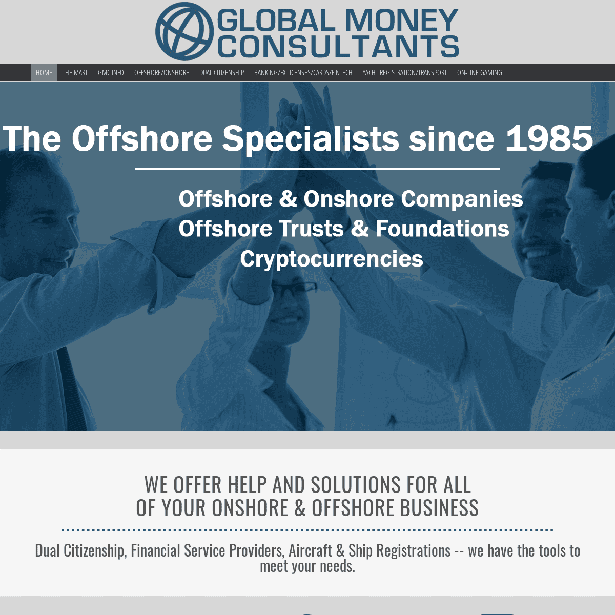 Global Money Consultants – Your Offshore Specialists