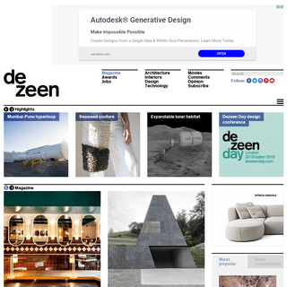 Dezeen | architecture and design magazine