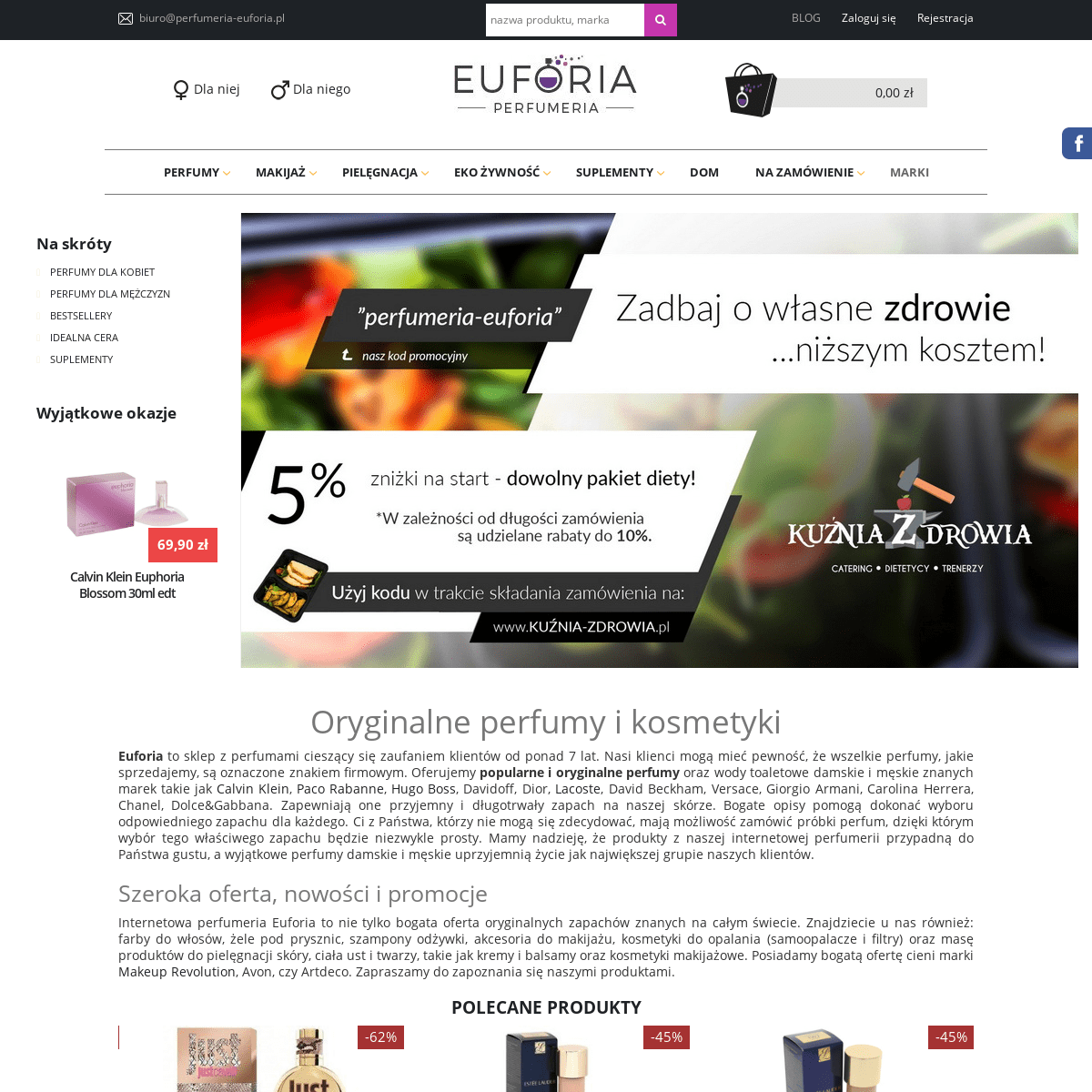 Najlepsze Perfumy - Sklep Internetowy | Perfumeria Euforia