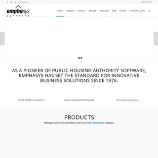 Emphasys Software | Public Housing Authority Software