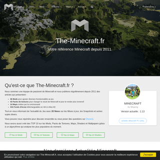 The-Minecraft.fr - Votre référence Minecraft depuis 2011