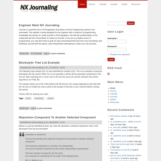 NX Journaling | NX Journaling