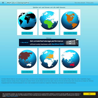 Welt-Quiz Geographie - Spielen wir und lernen wir die Welt kennen!