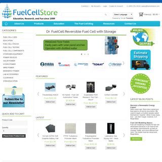 A complete backup of fuelcellstore.com