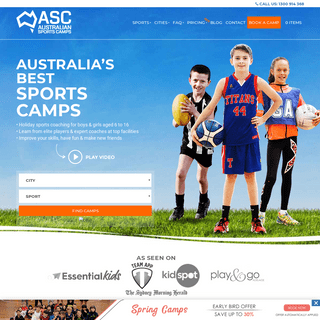 Australian Sports Camps | Sports Camps Australia | Camps Australia