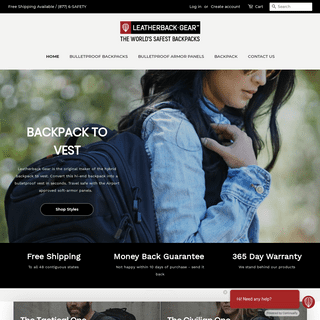Leatherback Gear - The World's Safest Backpacks â€“ LeatherbackGear