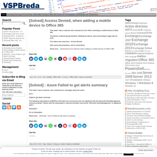 Welcome @ VSPBreda - For a Second opinion